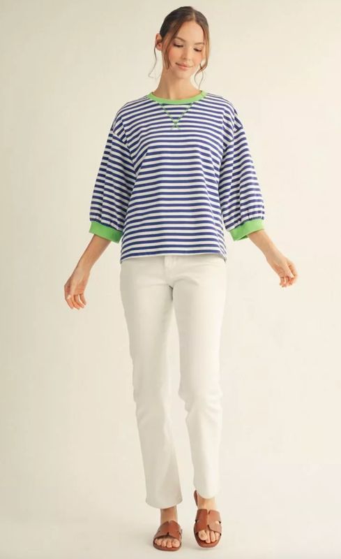 The Harbor Stripe Pullover