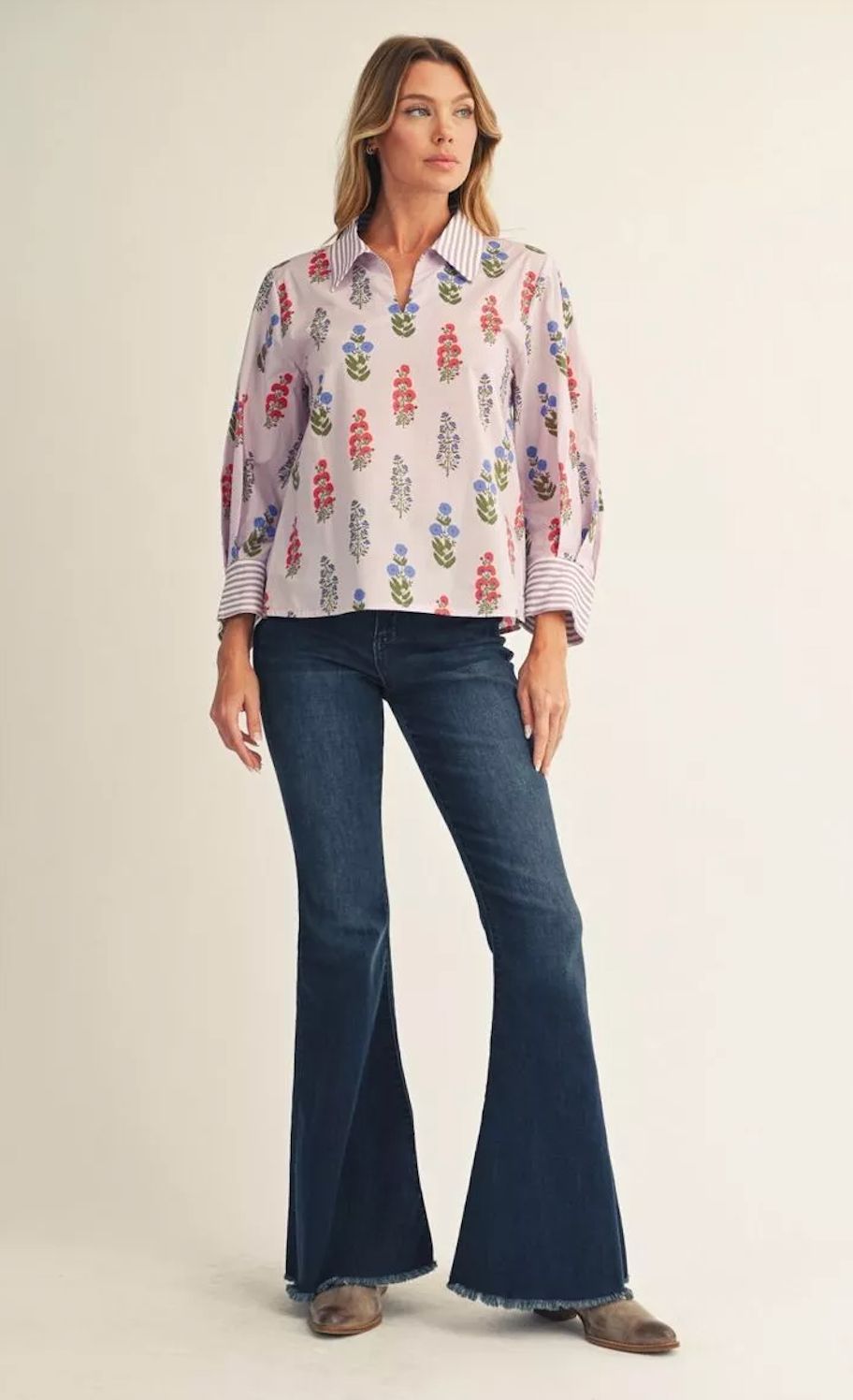 The Garden Party Popover Top