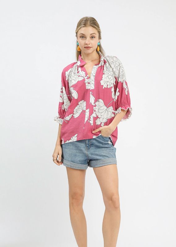 The Maribel Floral Blouse