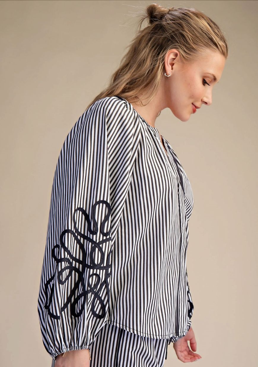 The Parisian Stripe Blouse