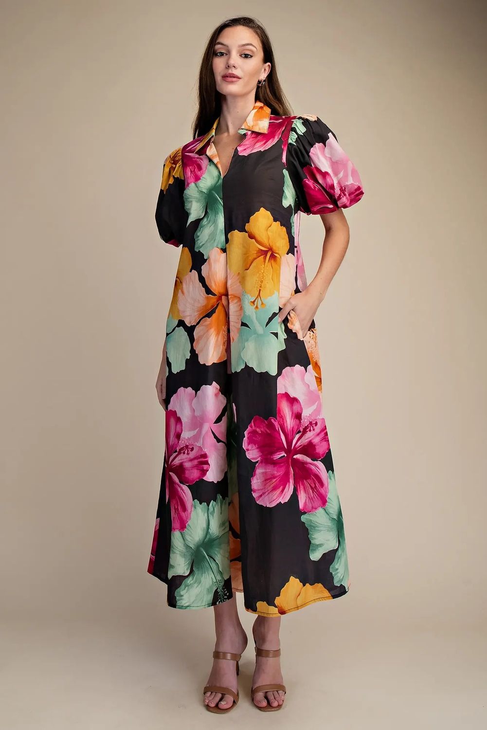 The Midnight Hibiscus Dress The Midnight Hibiscus Dress