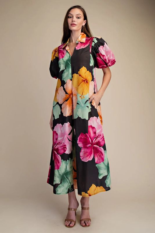 The Midnight Hibiscus Dress The Midnight Hibiscus Dress