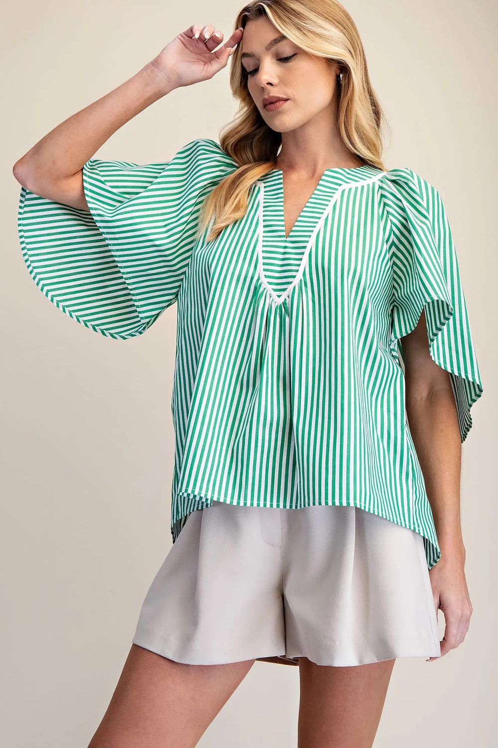 The Camille Stripe Top The Camille Stripe Top