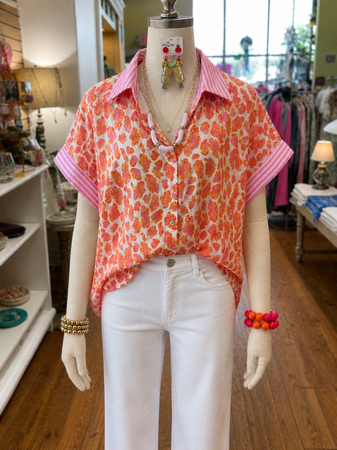 The Spotted Summer Top The Spotted Summer Top