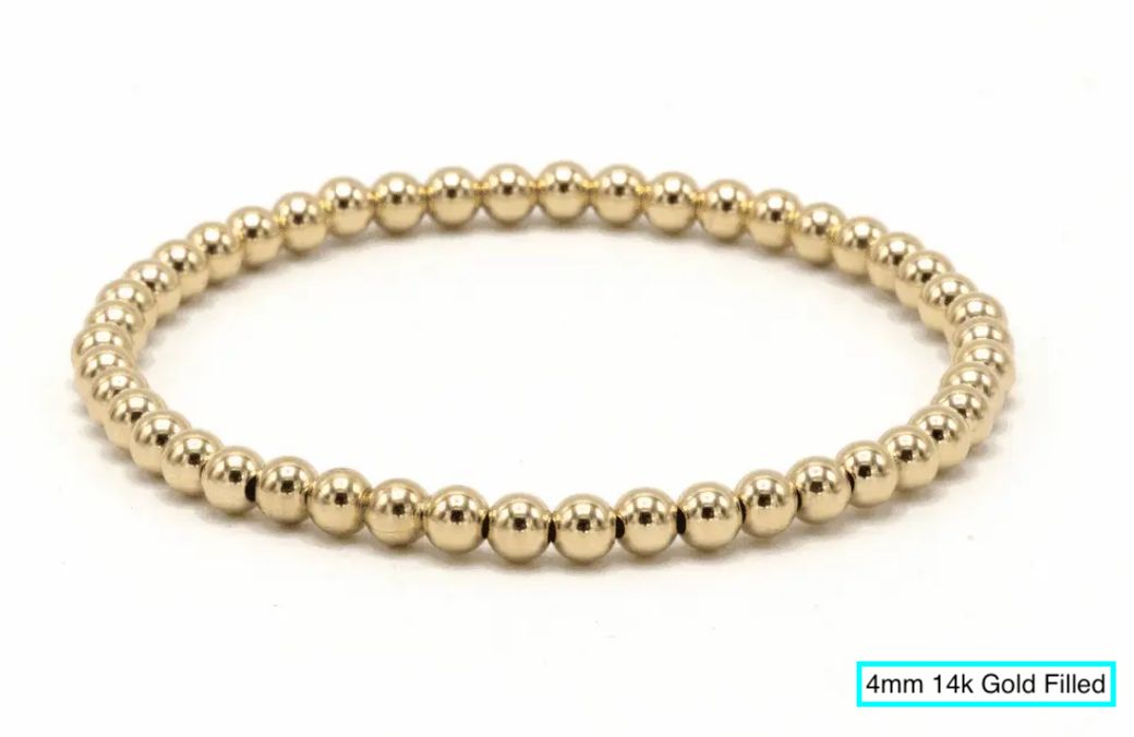 4mm 14K Gold Filled Bracelet 4mm 14K Gold Filled Bracelet