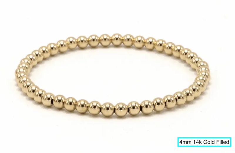4mm 14K Gold Filled Bracelet 4mm 14K Gold Filled Bracelet