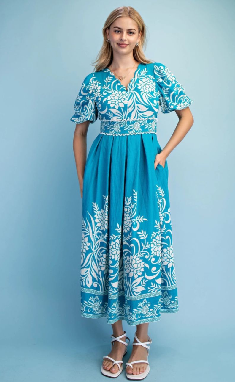The Turquoise Tides Dress
