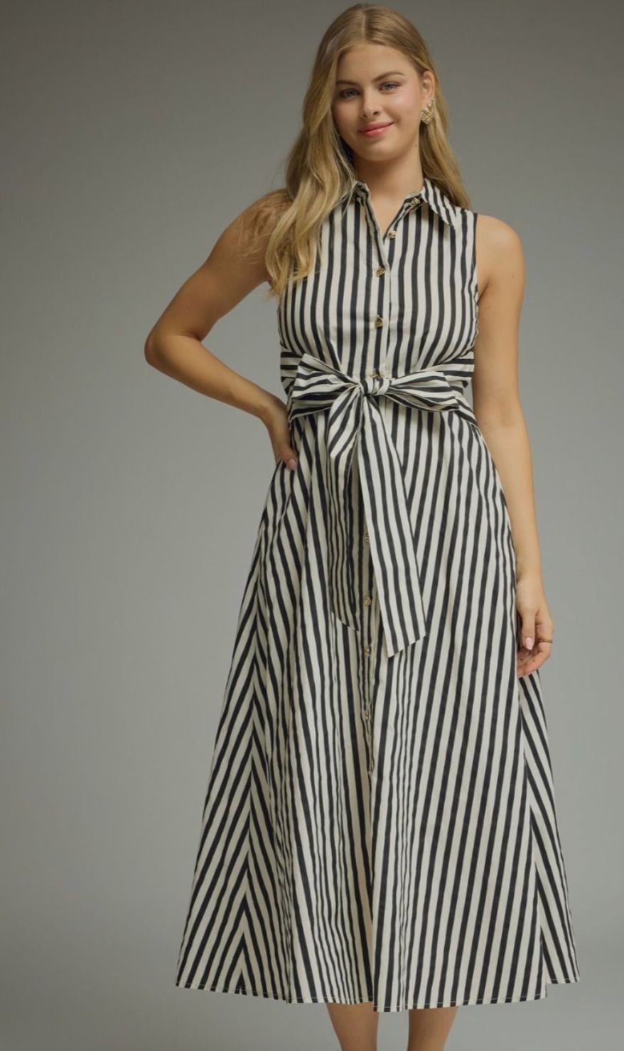 The Broadway Bow Midi Dress