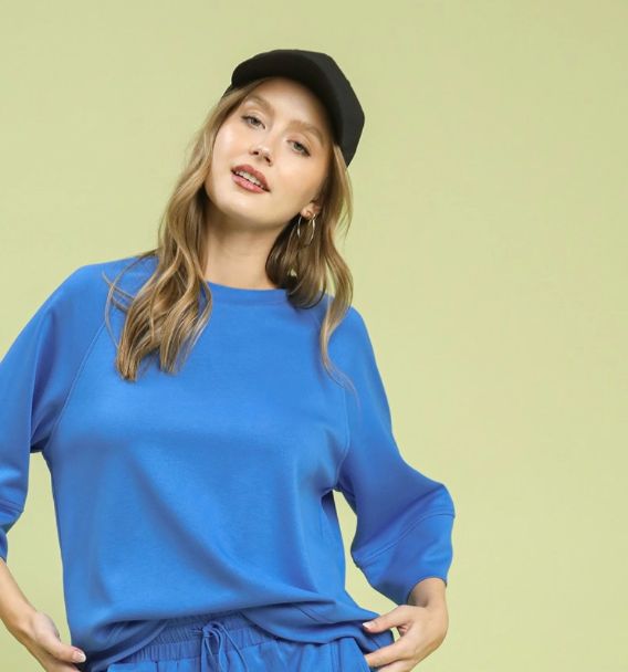 The Cerulean Breeze Pullover