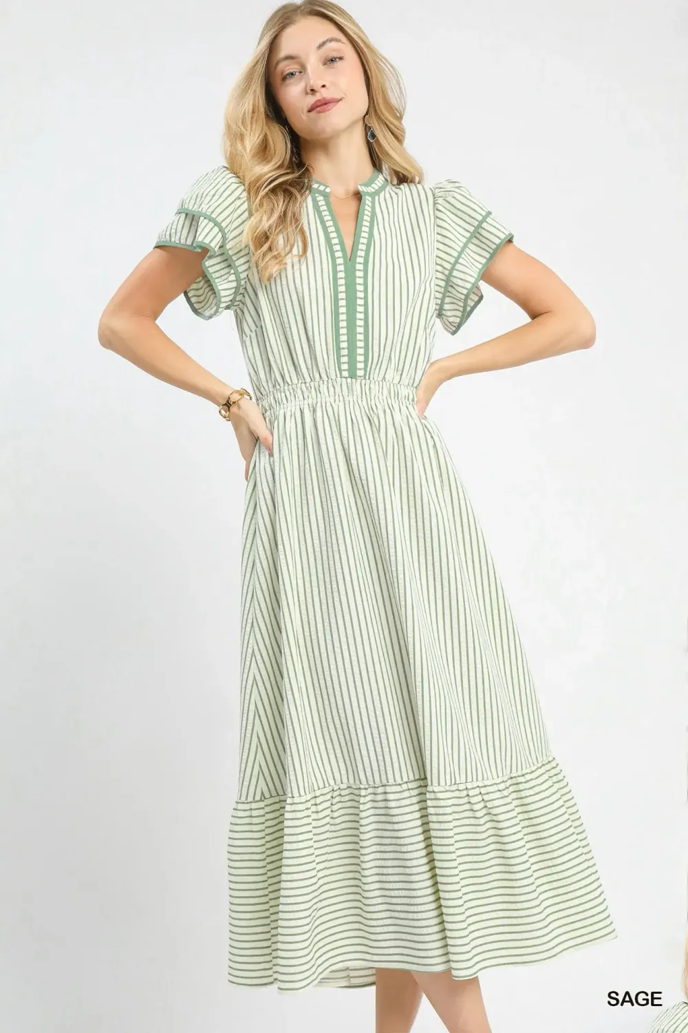 The Sage Serenity Dress