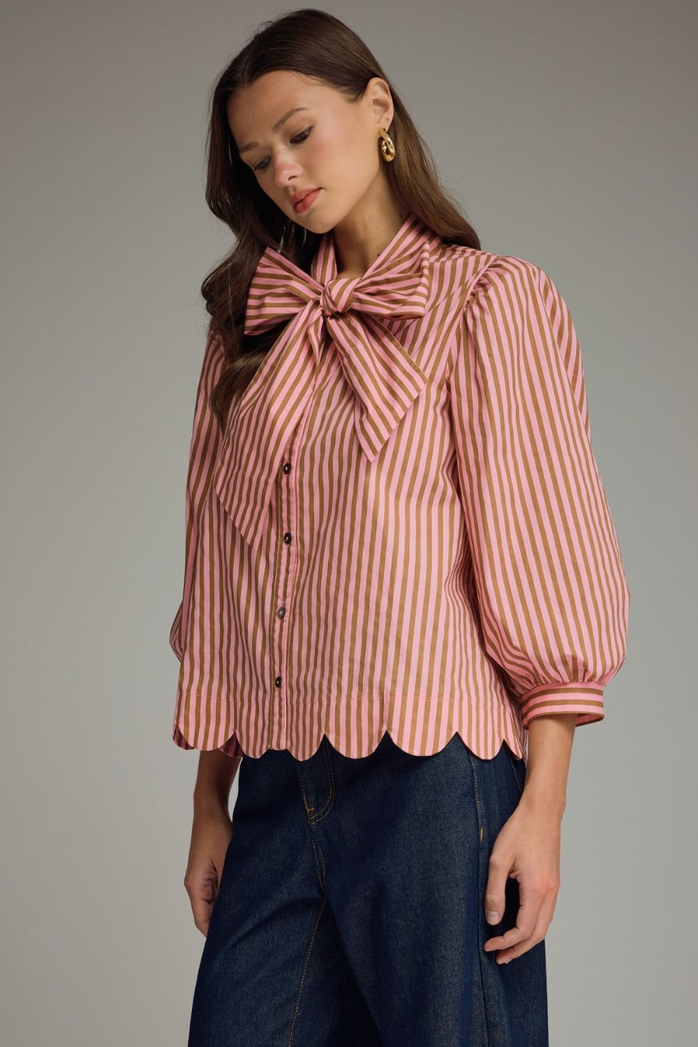 The Rosewood Ribbon Blouse The Rosewood Ribbon Blouse