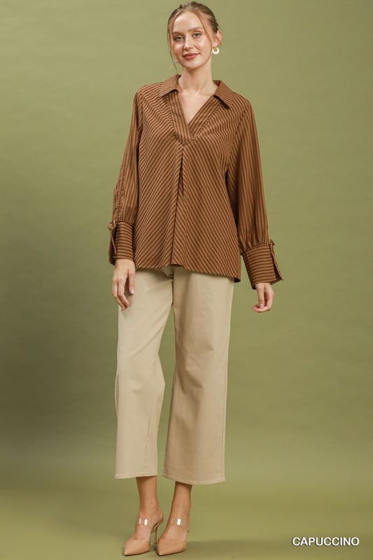 The Cappuccino Cuff Top