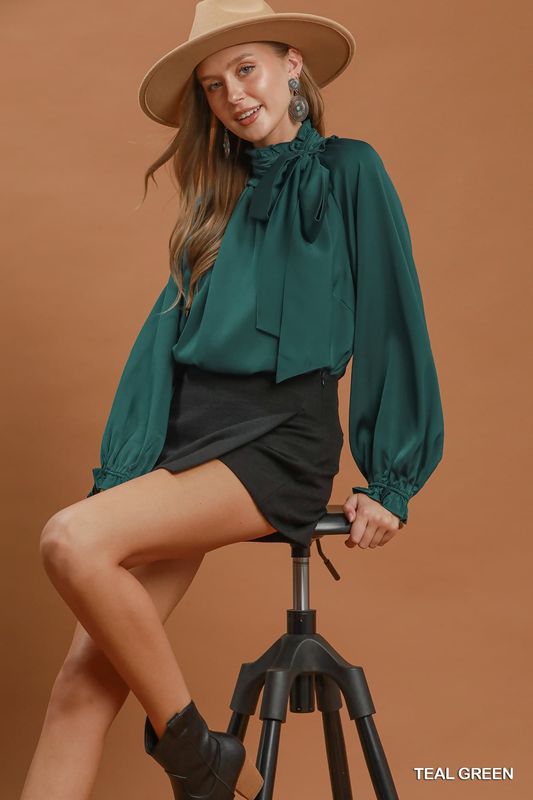 The Emerald Elegance Blouse