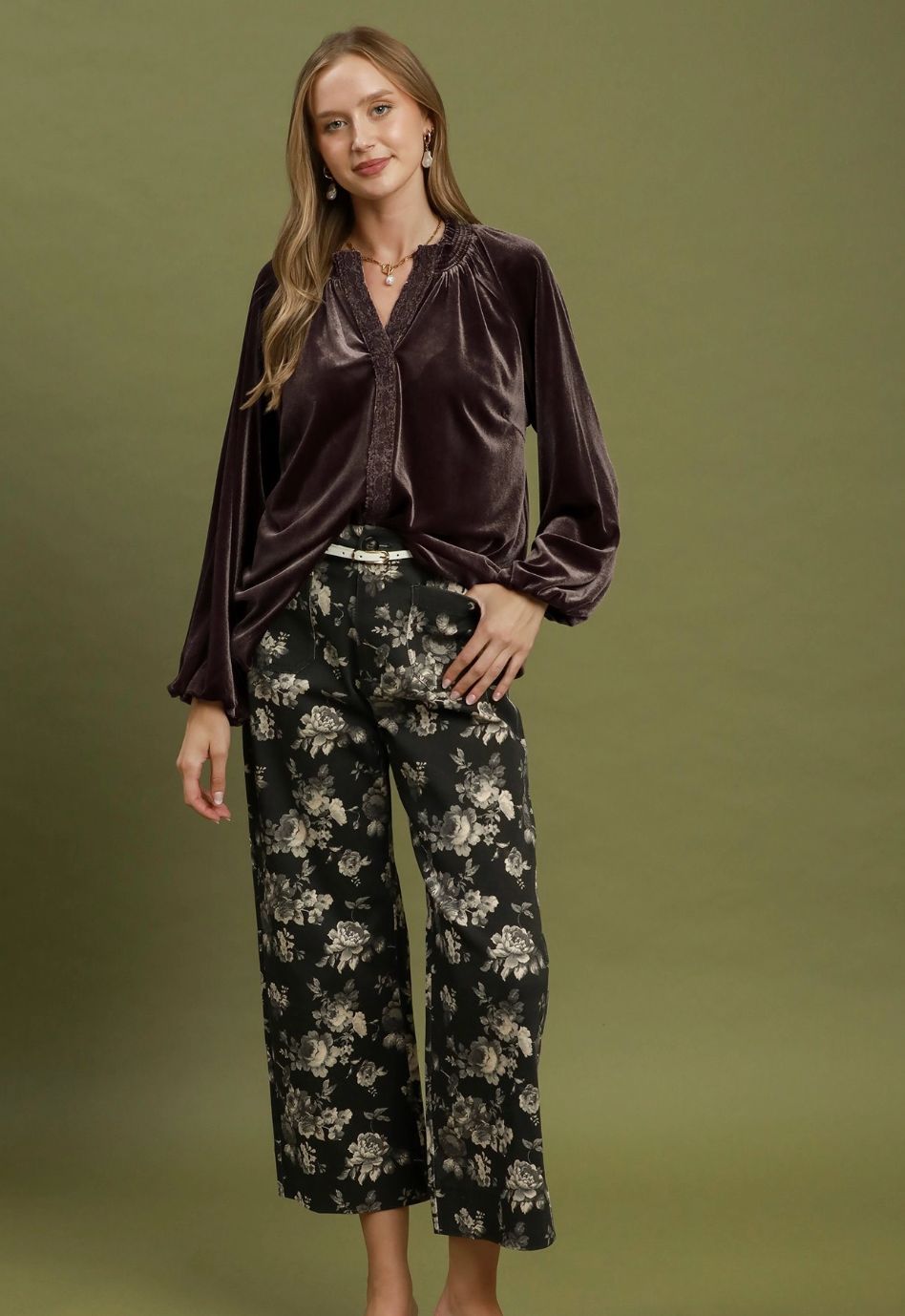 The Cocoa After Dark Velvet Top The Cocoa After Dark Velvet Top