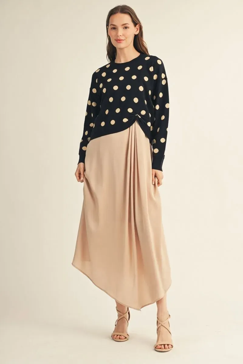 The Champagne Dot Sweater The Champagne Dot Sweater