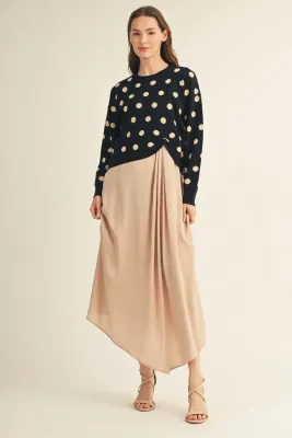 The Champagne Dot Sweater The Champagne Dot Sweater