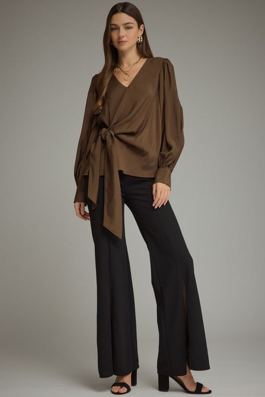 The Espresso Elegance Top