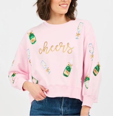 The Sparkle CHEERS Sweatshirt The Sparkle CHEERS Sweatshirt
