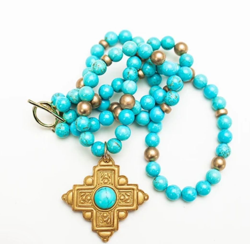 Double Strand Torquoise Jade 18"