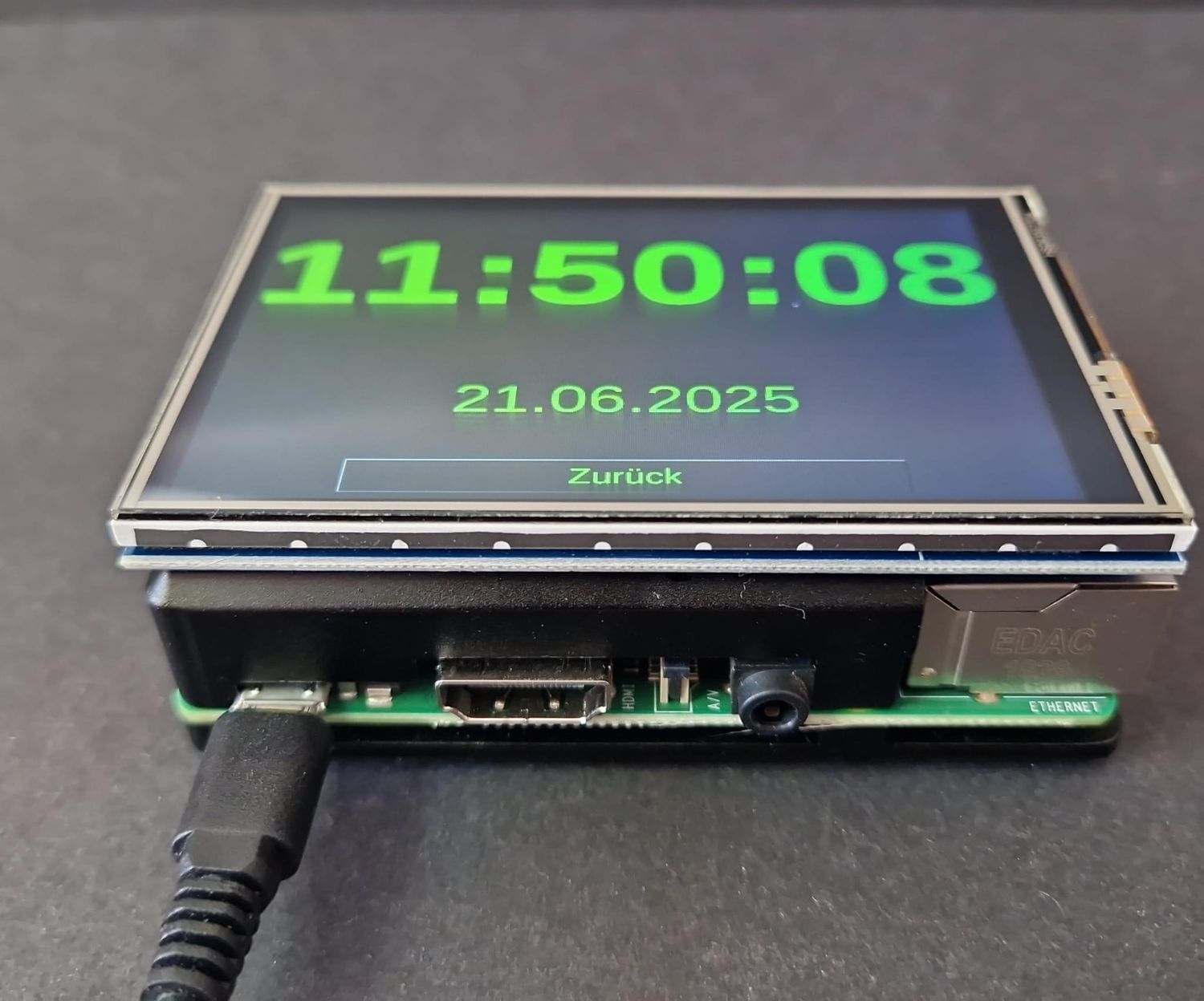 Harrys Bitcoin Miner 2.0 mit Display