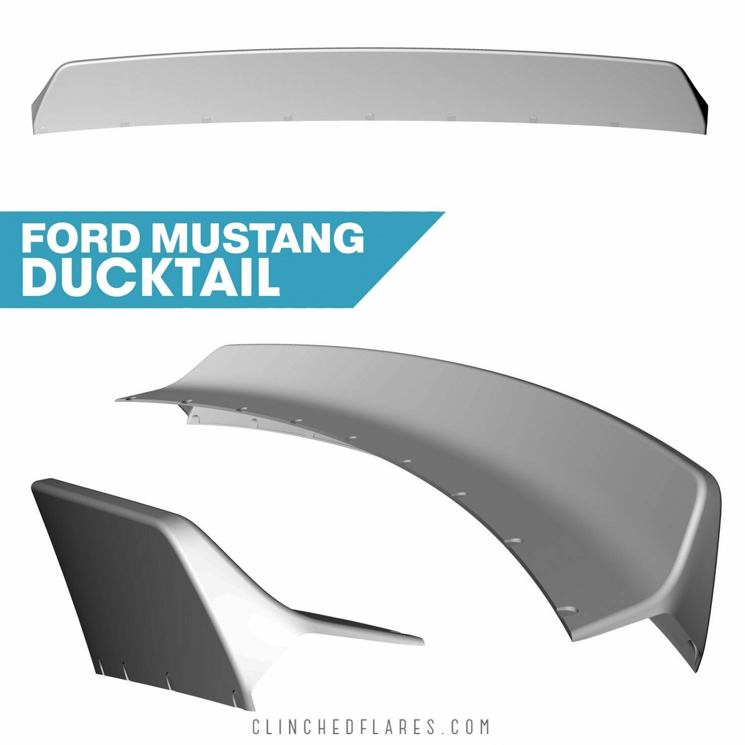 Ford Mustang S550 Ducktail Spoiler