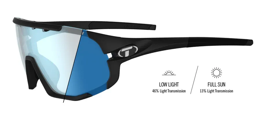Sledge, Matte Black Fototec Lens Sunglasses