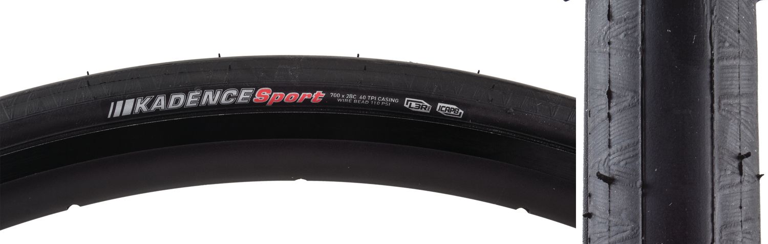 TIRE KEN KADENCE SPORT 700x28 BK/BK/REF-HP L3R-PRO/ICAPB/60 WIRE 110psi