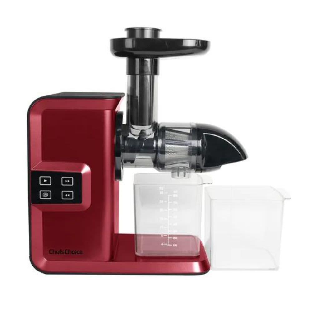 CHEF’S CHOICE – Horizontal Cold-Press Masticating Juicer – Red