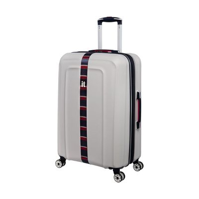 it luggage Jupiter 28" Hardside Checked 8 Wheel Expandable Spinner, White B0B4Q14S4V