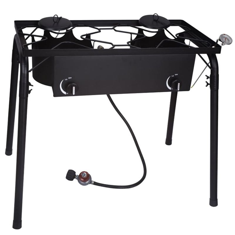 IMUSA Outdoor Propane Double Burner FH-7841CSA