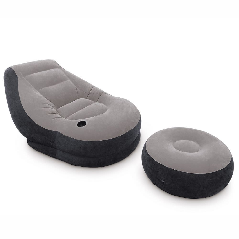 Intex 68564EP Inflatable Ultra Lounge with Ottoman