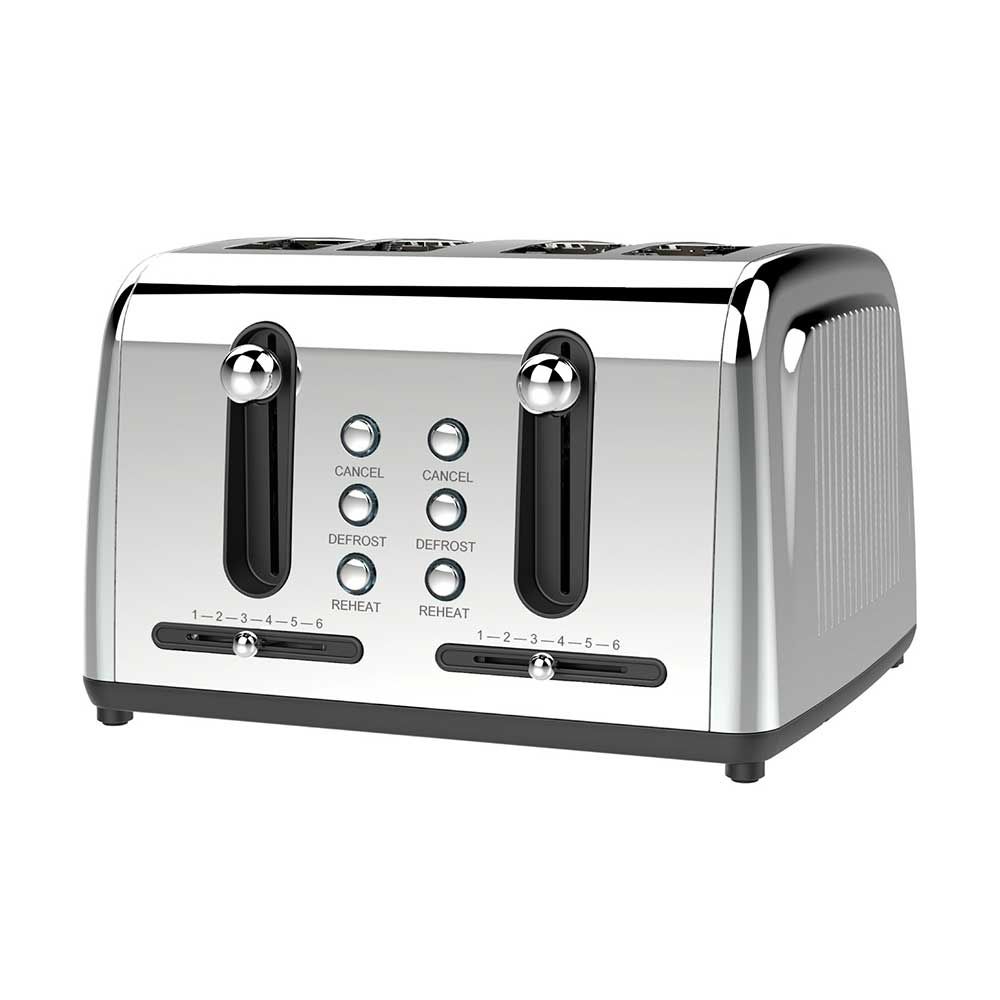 BRENTWOOD – 4 Slice Toaster 1500W – Stainless Steel BRENTWOOD – 4 Slice Toaster 1500W – Stainless Steel