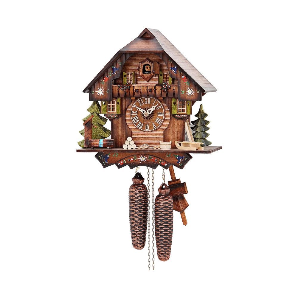 ISDD Cuckoo Clock Black Forest house KA 876 EX  B002QZZ8PY