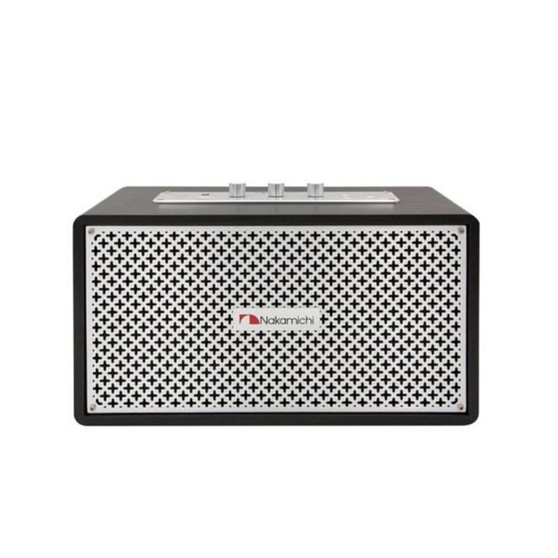 NAKAMICHI – All-in-One Wooden Box Speaker (Jukebox Style) – Black