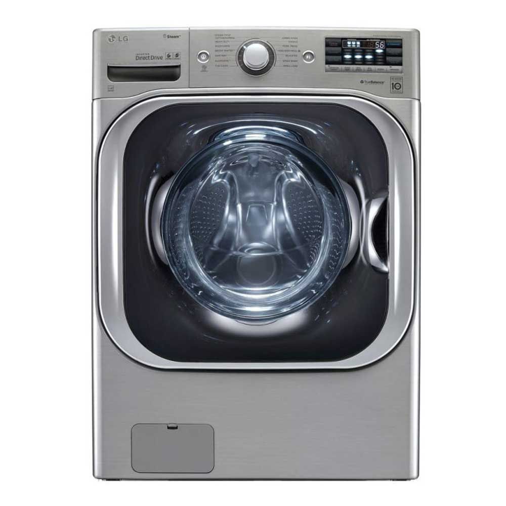 Washer LG 5.2 Cu. Ft. High Efficiency Front-Load Graphite steel WM8100HVA Washer LG 5.2 Cu. Ft. High Efficiency Front-Load Graphite steel WM8100HVA