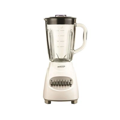 BRENTWOOD – 12-Speed Pulse Blender with Glass Jar – White