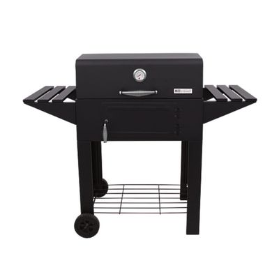 CHAR‑BROIL – American Gourmet Santa Fe 615 Charcoal Grill with Side Shelves – Black