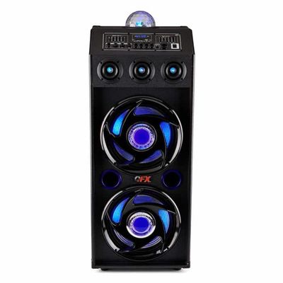 QFX 2x12" Cabinet PA Speaker with Built-in Amplifier SBX-412207BT