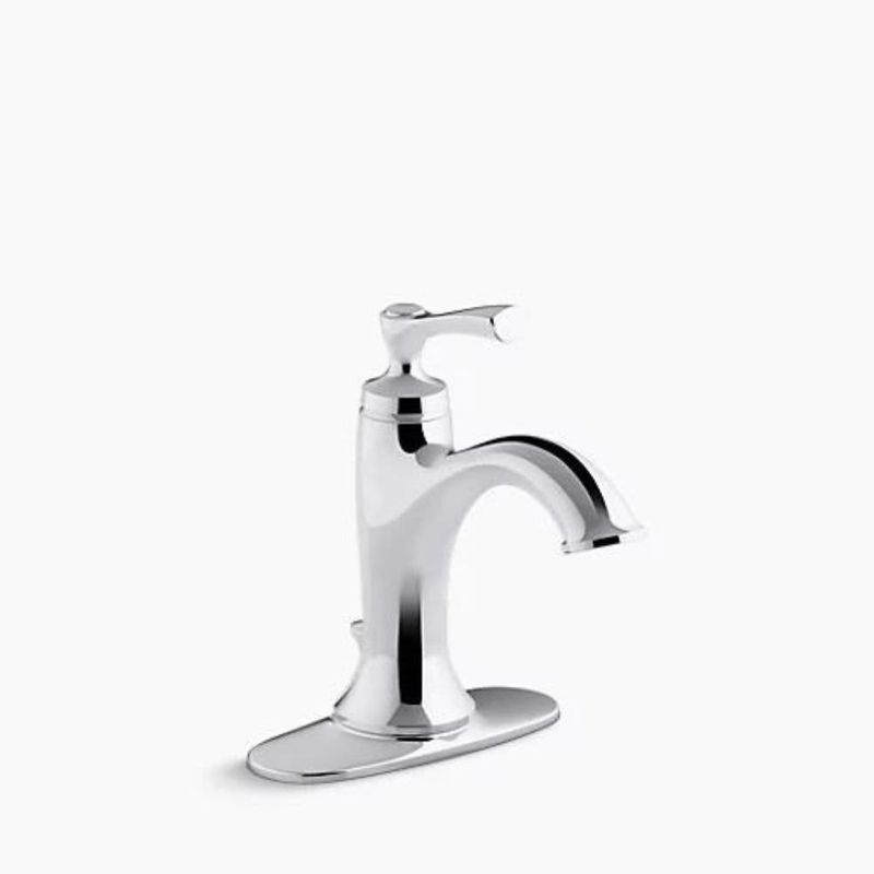 Kohler Elliston R72782-4D1-CP Single Hole Single-Handle Bathroom Faucet