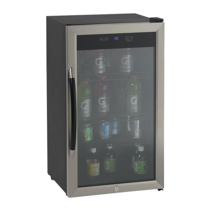 Avanti  Beverage Cooler with Glass Door 108 Can BCA306SS-IS