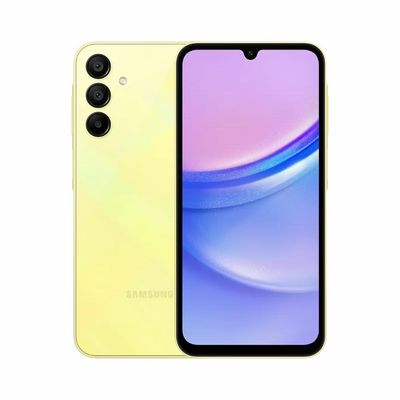 Samsung Galaxy A15 6.5'' 128GB Storage 6GB RAM Yellow Unlocked Smartphone  SM A155MZYGTPA