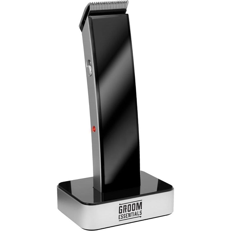 GROOM ESSENTIALS – Rechargeable Hair & Beard Trimmer – Black GROOM ESSENTIALS – Rechargeable Hair & Beard Trimmer – Black
