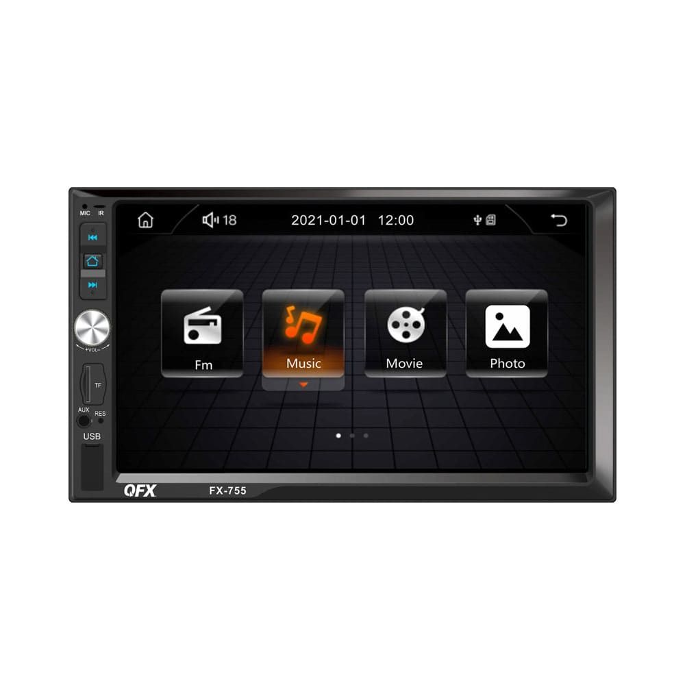 QFX BLUETOOTH CAR STEREO 7 INCH TOUCHSCREEN AM/FM FX-755