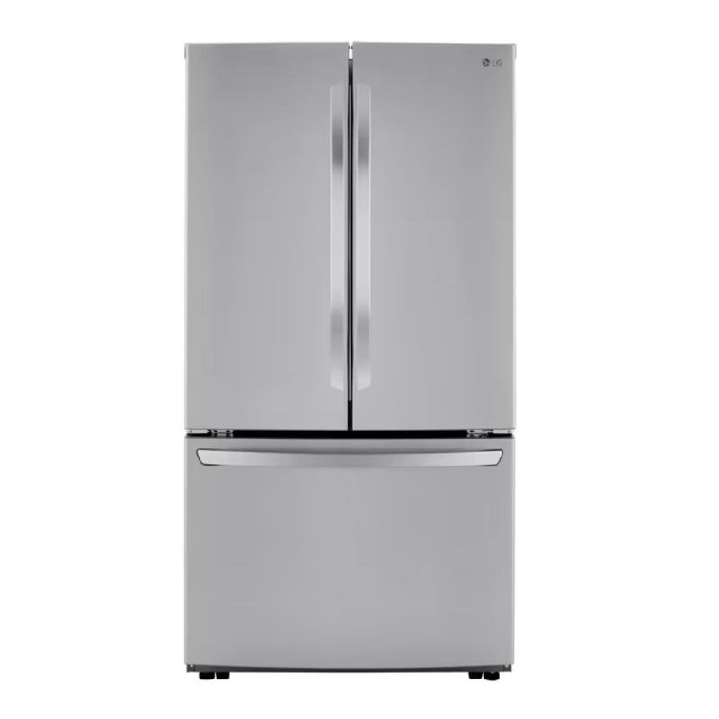 LG - 23 Cu. Ft. 3 Door French Door Counter Depth Refrigerator - Stainless Steel LG - 23 Cu. Ft. 3 Door French Door Counter Depth Refrigerator - Stainless Steel