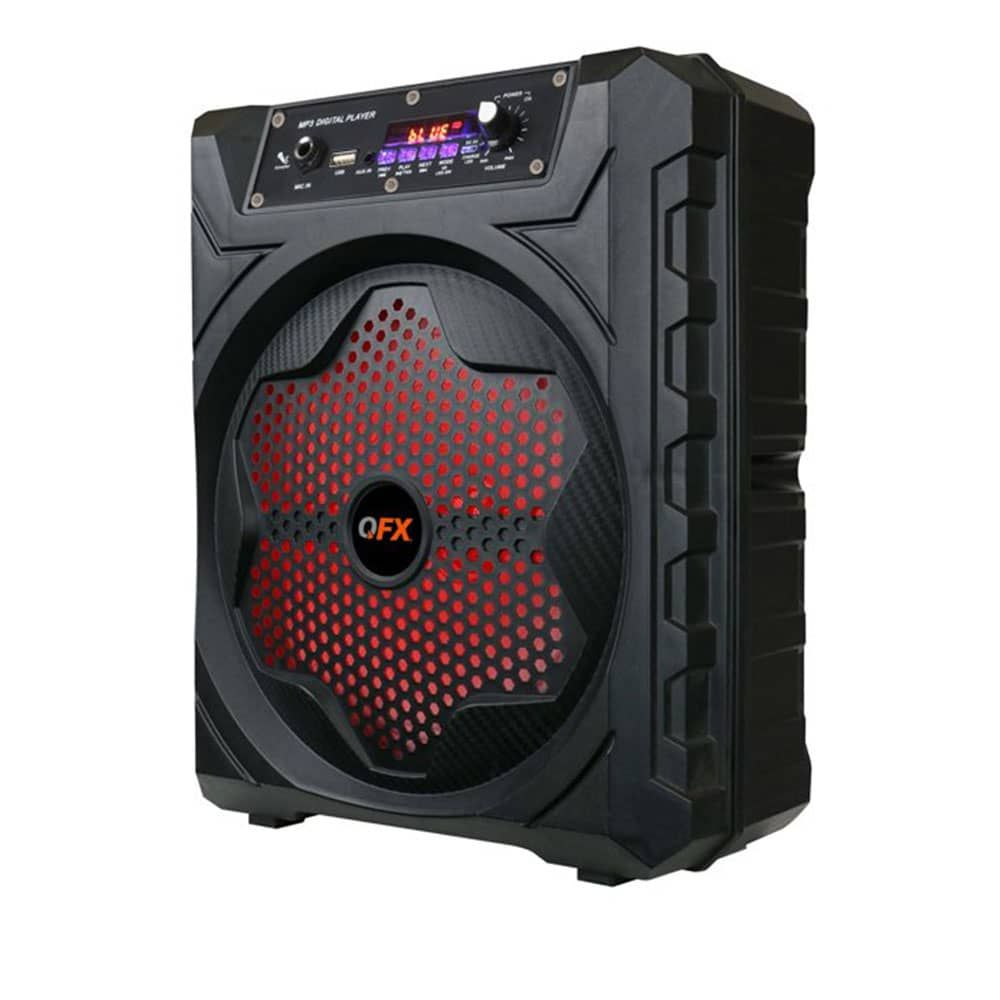 QFX 8 Inch BT PORTABLE PARTY SPEAKER BT-84-BLK