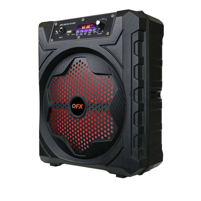 QFX 8 Inch BT PORTABLE PARTY SPEAKER BT-84-BLK