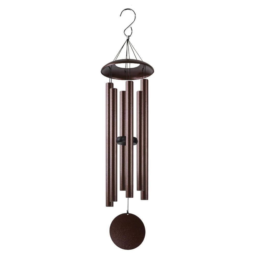 Skylar Aluminum Wind Chimes 38'' WindChimes for Outdoors, Brushed Copper Bells, Garden Patio Lawn Inspirational and Memorial Wind Deck  SK-SKWCCPR36