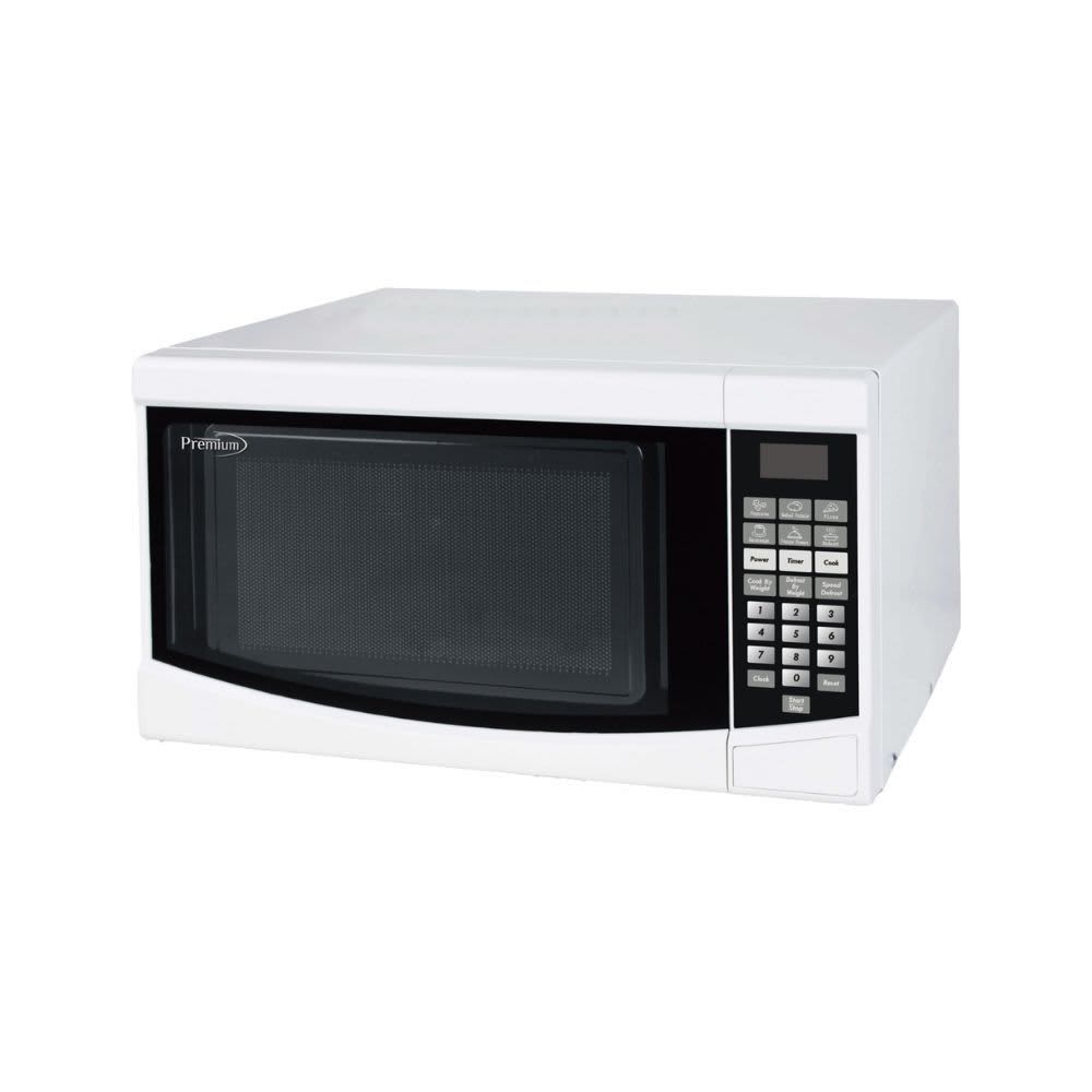 PREMIUM – 0.7 Cubic Foot Countertop Microwave – White