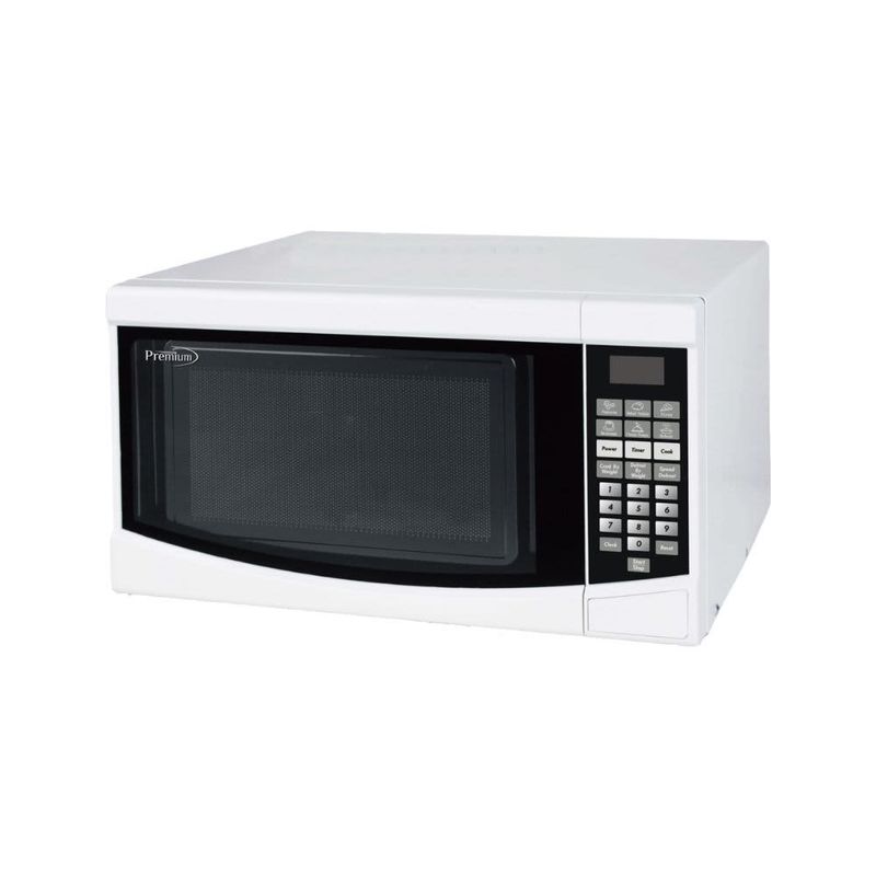 PREMIUM – 0.7 Cubic Foot Countertop Microwave – White