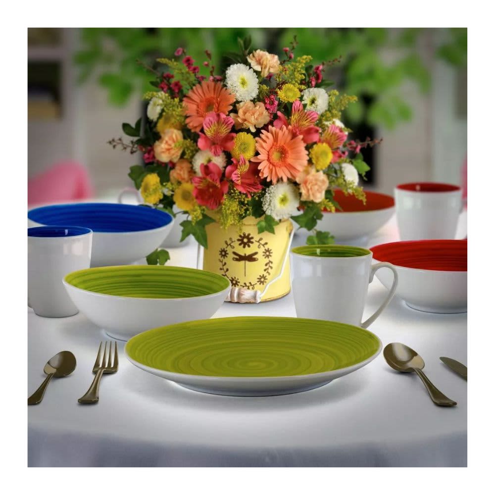 Gibson Home Crenshaw 12 Pc. Ceramic Dinnerware Set 124312.12